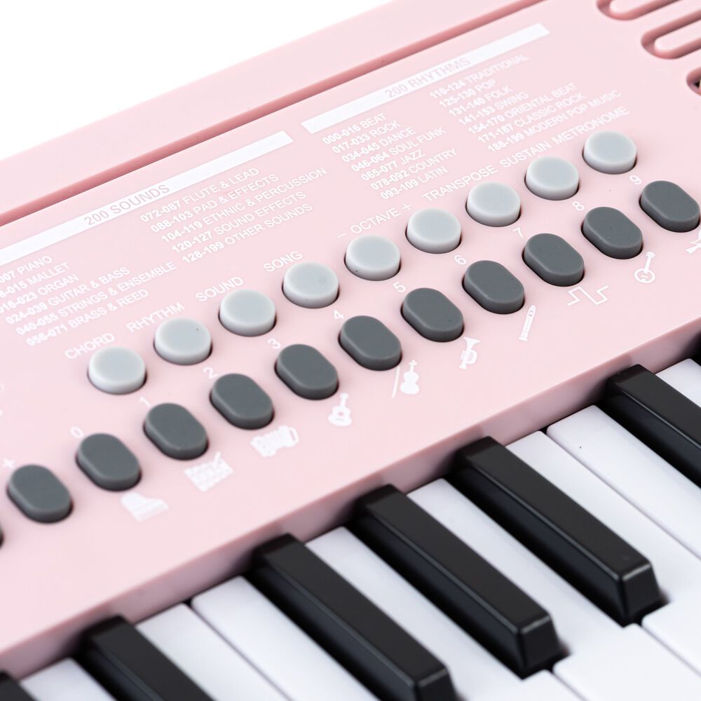 Teclado Musical Piano 37 Notas Ton-color Pink Tonic image number 2.0