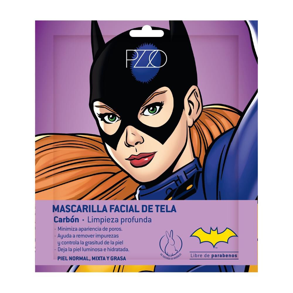 Mascarilla Facial De Tela Petrizzio Batgirl Carbon image number 0.0
