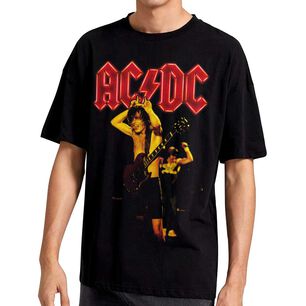 Polera Estampada Ac/dc Angus Live