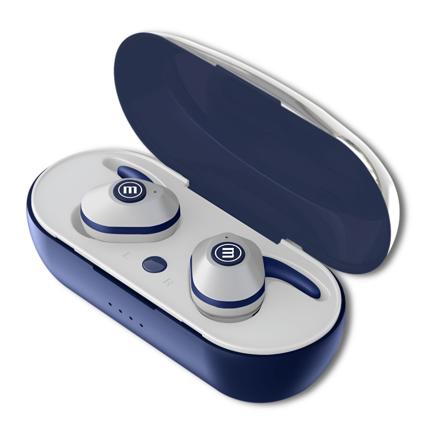 Aud&iacute;fonos Maxell Mini Duo Tws Bluetooth Blue Limit Edition image number 2.0