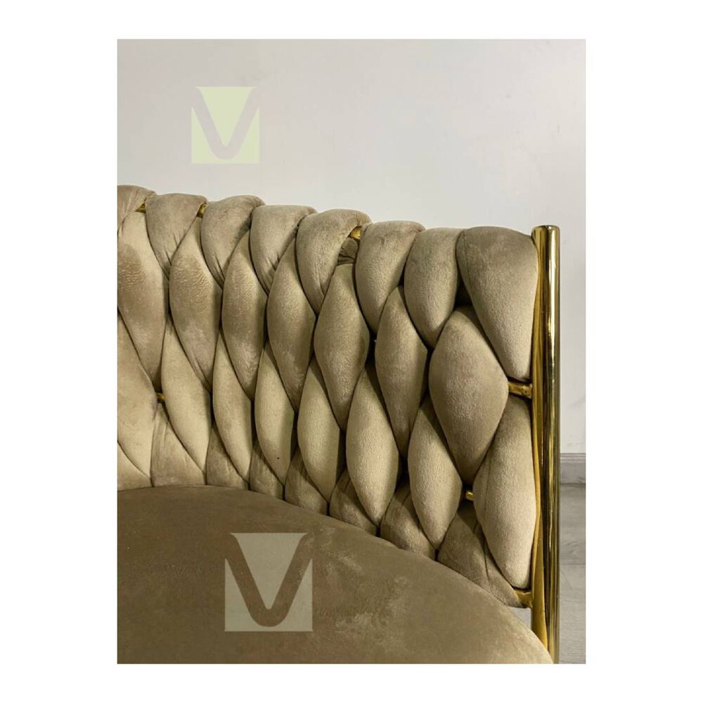 Pack 2 Sitiales Royal Queen Velvet Gold image number 2.0