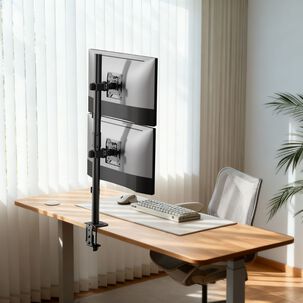 Brazo Articulado Vertical Para 2 Monitores 17"~32" 20kg Brasforma Bm725