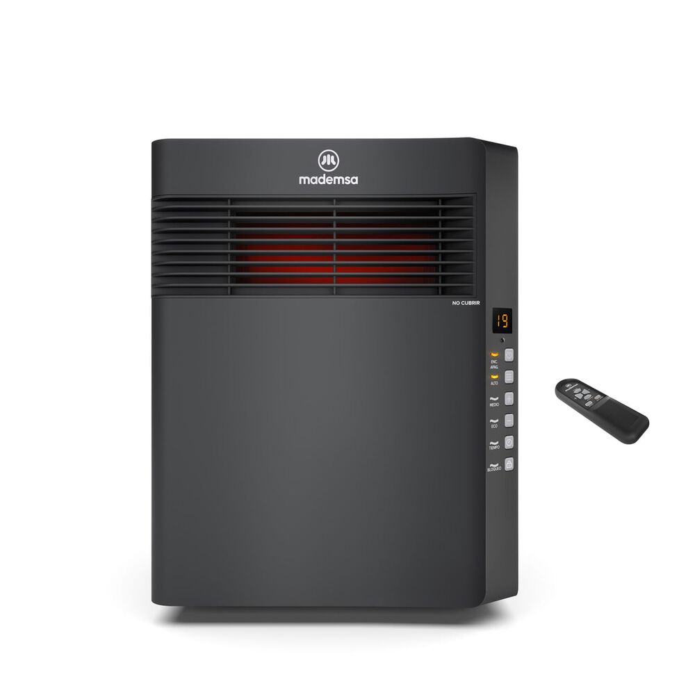 Estufa El&eacute;ctrica Mademsa Infrarroja 1500w Digital Eco Inf10 image number 0.0