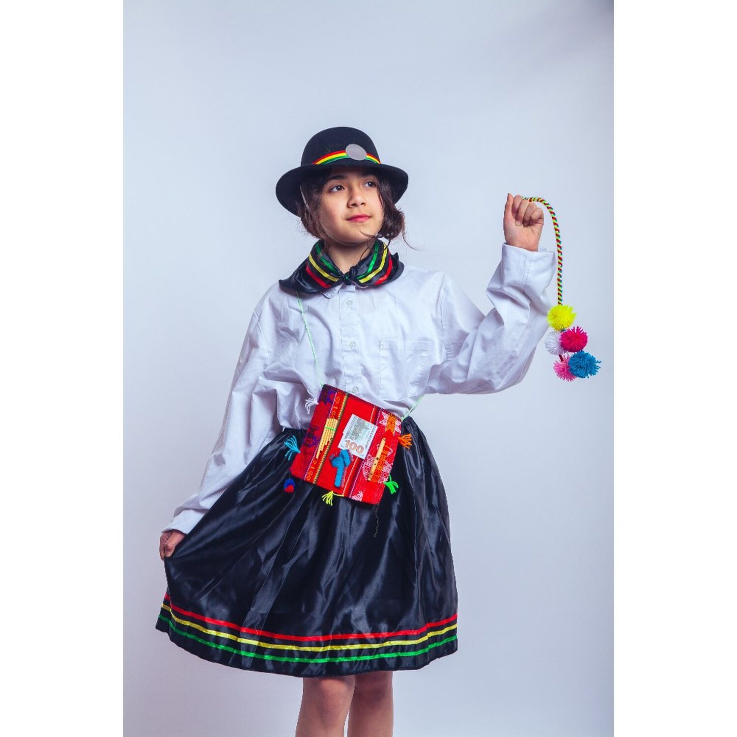 Traje Trote Nortino Completo Para Ni&ntilde;a Y Ni&ntilde;o Carnavalito image number 14.0
