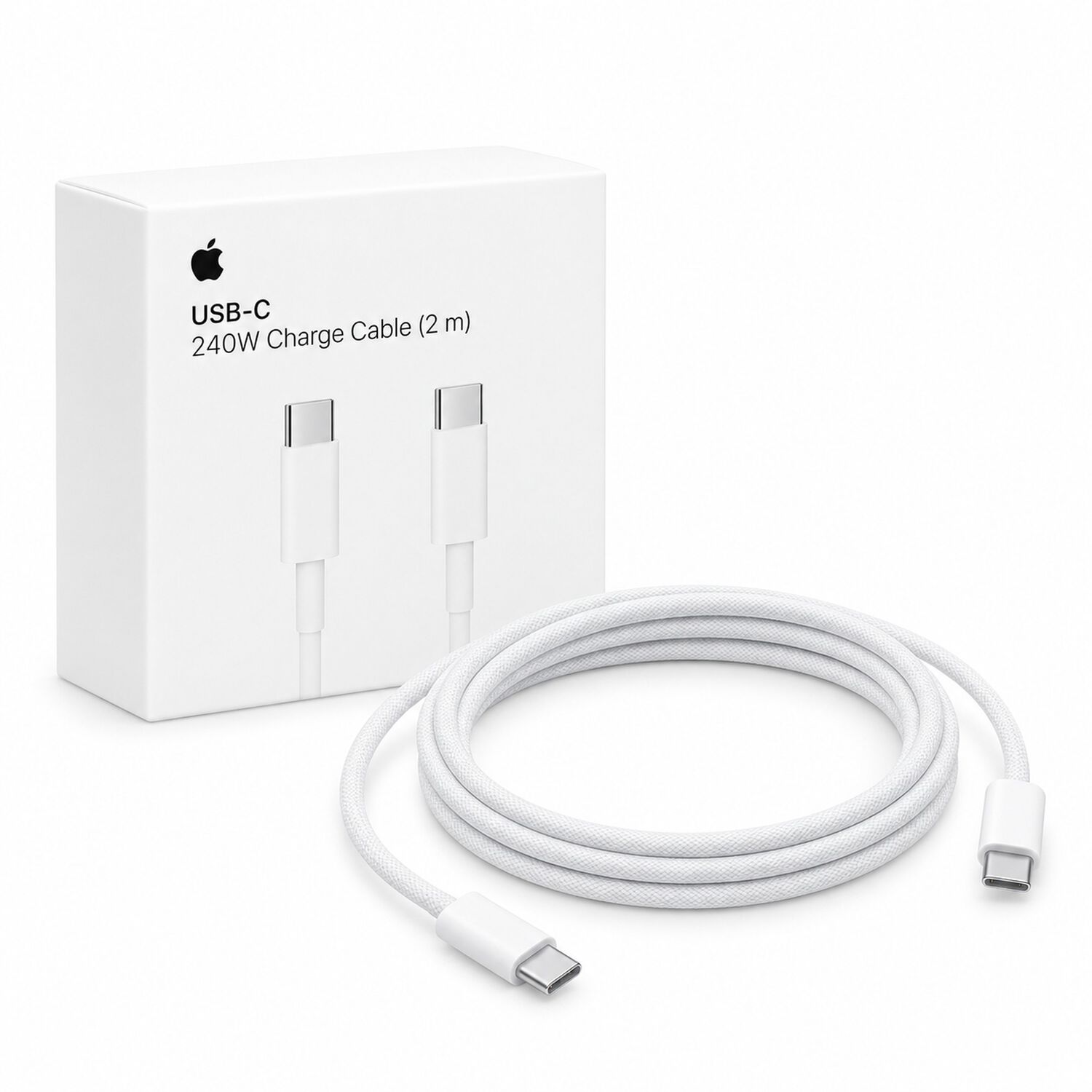 Cable Apple Usb-c A Usb-c 240w Trenzado Blanco 2 M image number 3.0