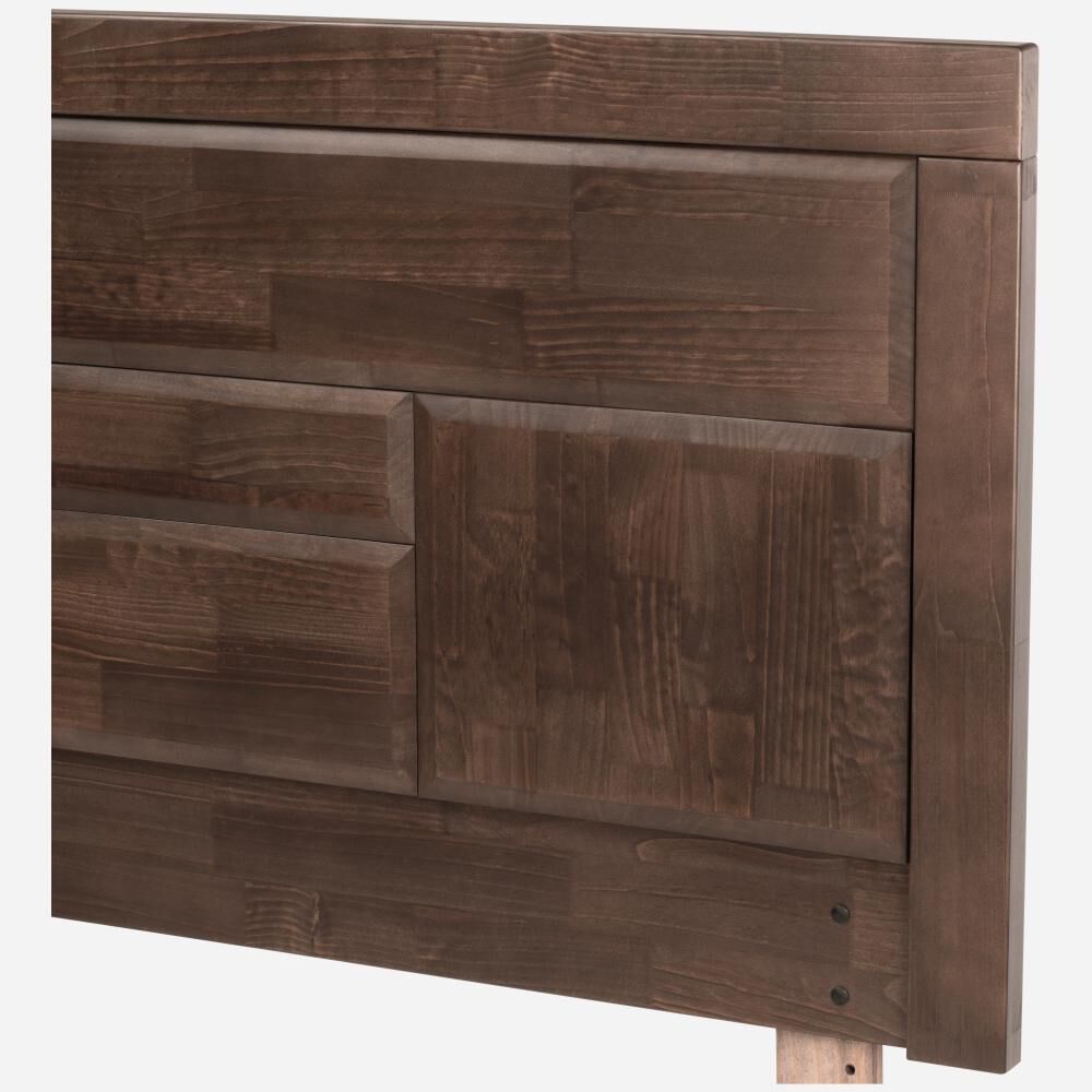 Cama Europea Rosen Pratta / Full / Base Normal + Set De Maderas Dolce image number 3.0