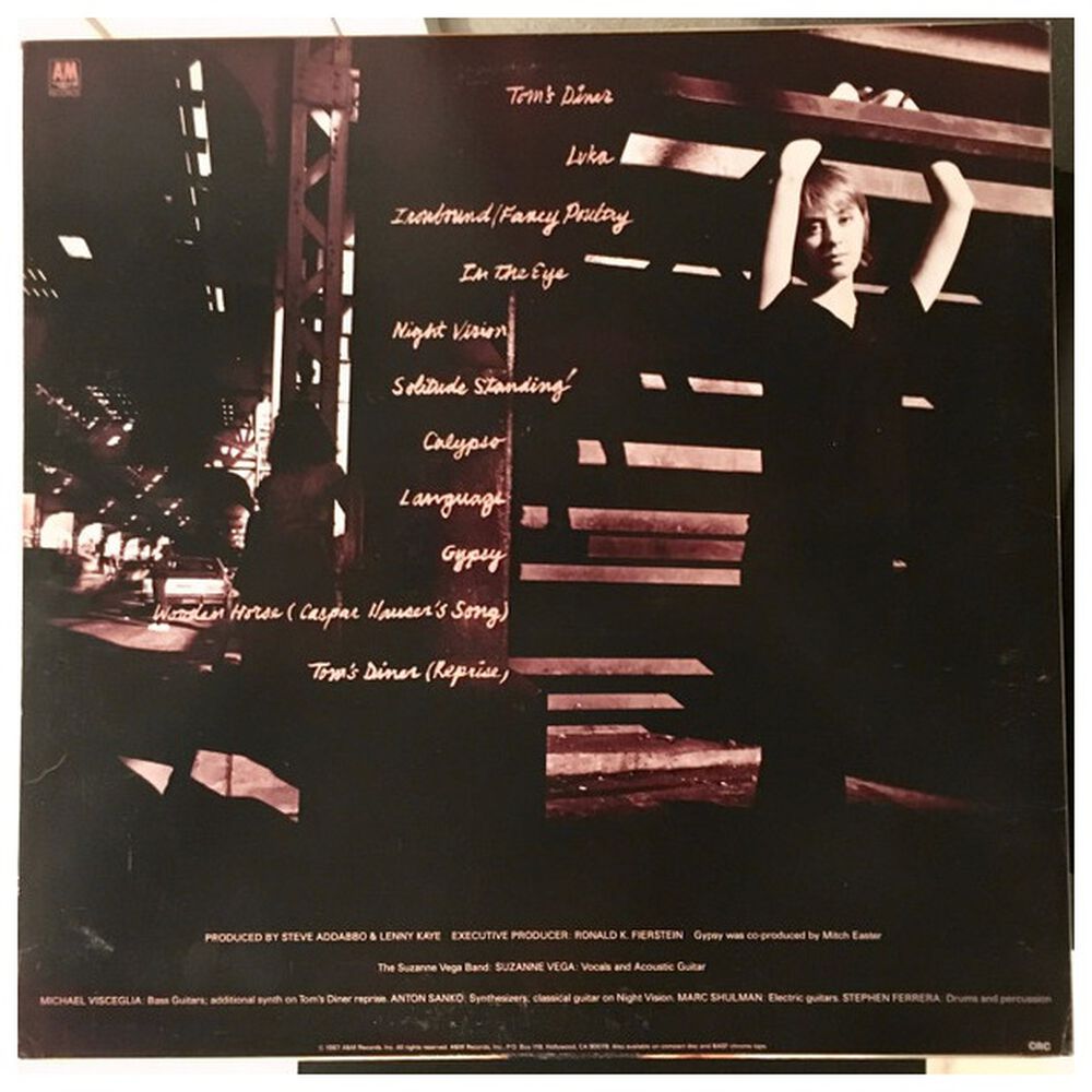 Suzanne Vega - Solitude Standing | Vinilo Usado image number 1.0