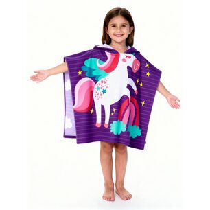 Toalla Playa Capucha Casaideal Kids Magic / 60 X 120 Cm