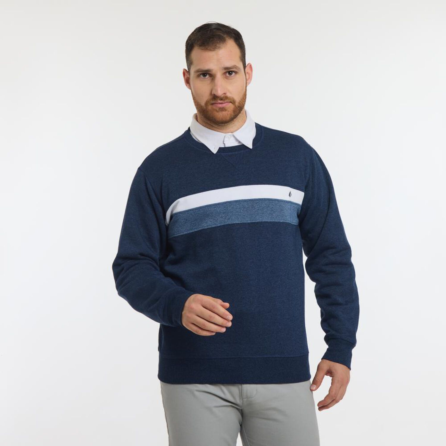 Poler&oacute;n Regular Cuello Redondo Hombre Herald image number 0.0