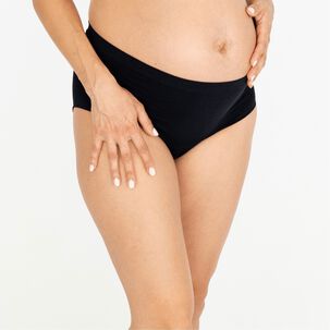 Calz&oacute;n Embarazada Sin Costura Negro 2rios