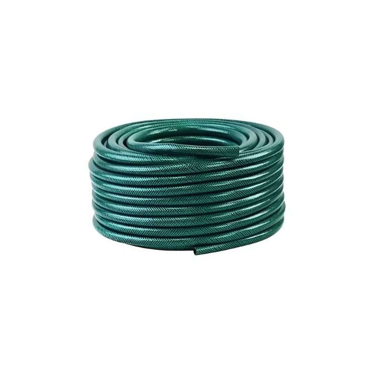 Manguera Pvc Reforzada 3/4 Con Malla Rollo 100 Metros Material Duro Durabilidad Jardin Terraza image number 0.0