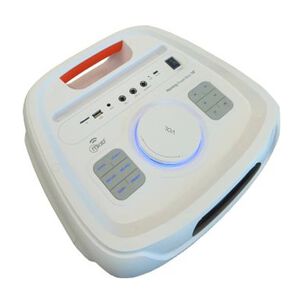 Parlante Port&aacute;til Flaming Poer Bass 10 Blanco