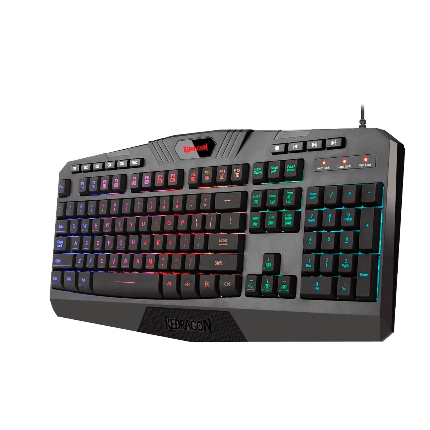 Teclado Gamer Redragon Harpe Pro Anti-ghosting Full Rgb image number 2.0