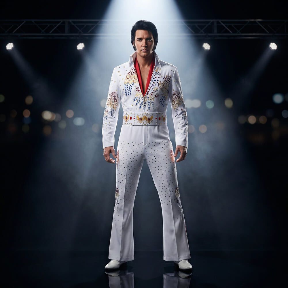 Disfraz Cosplay Elvis Presley Eagle Jumsuit image number 0.0