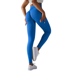 Calzas Leggings Push Up Solido Sukha Azul