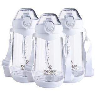 Vaso De Entrenamiento Bebesit Pack X 3 600Ml Antiderrame 12M+