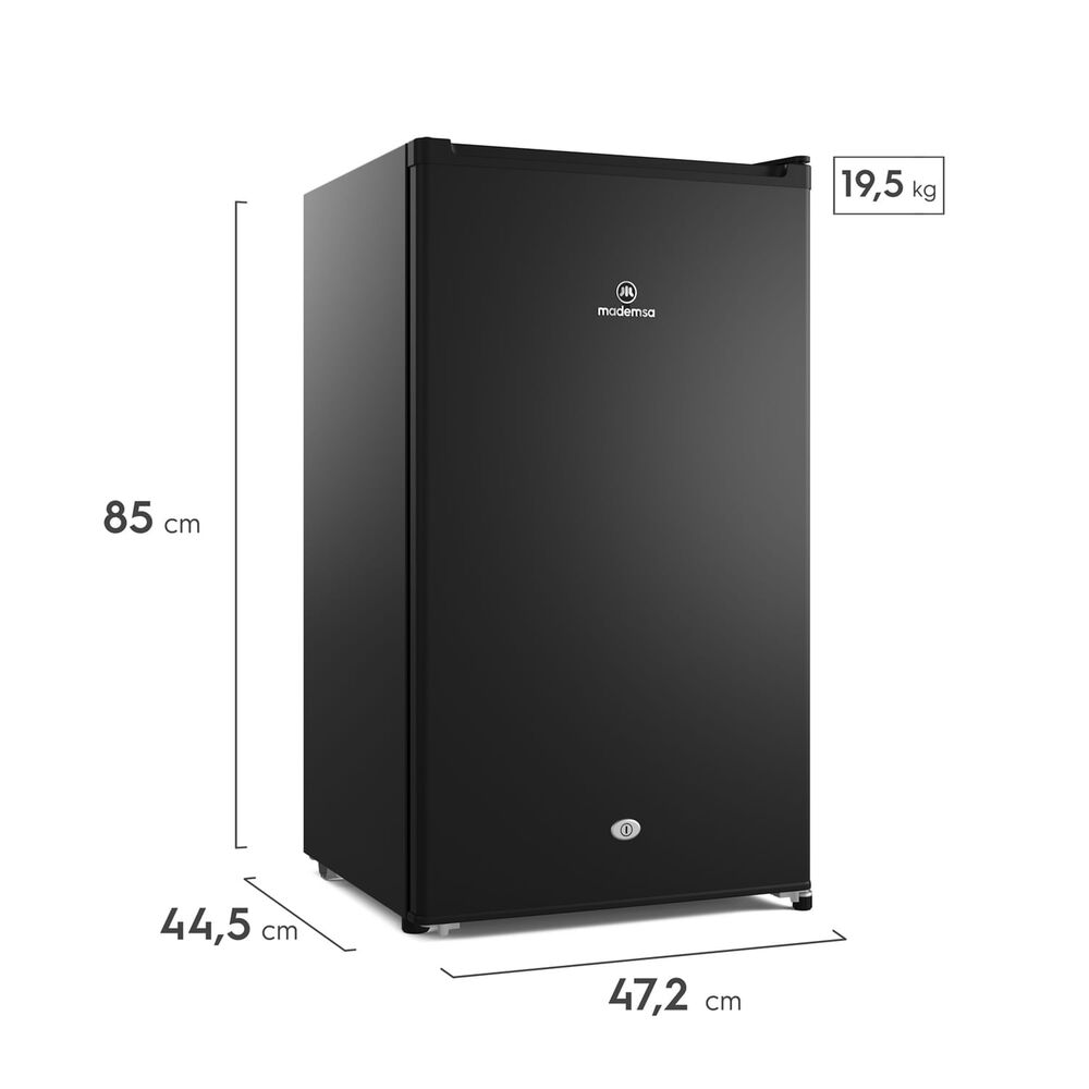 Minibar Mademsa 90l Black Inox Look Mmb 91 image number 3.0