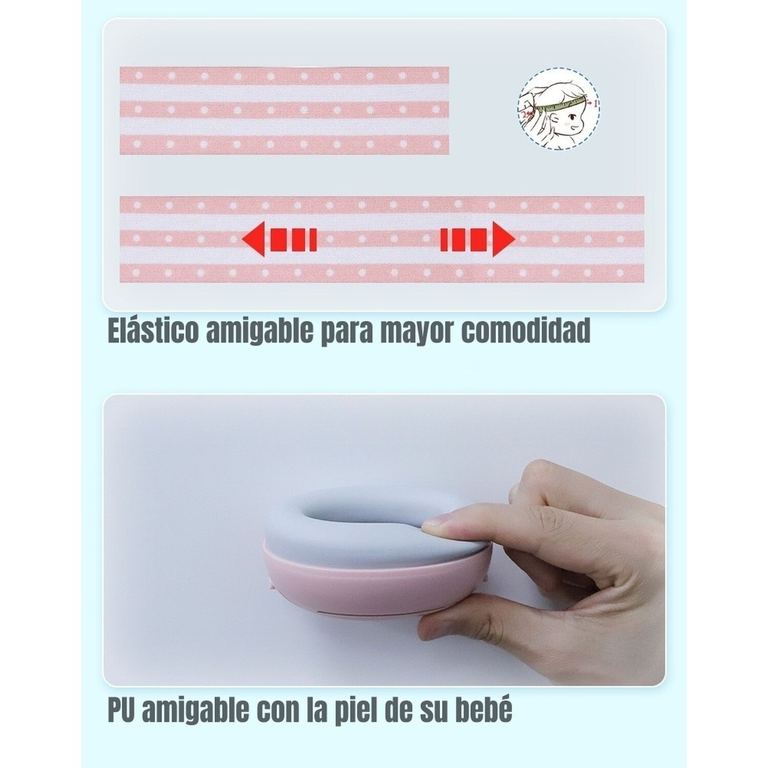 Orejeras Antiruido Auriculares Protectores Beb&eacute;s Azul image number 6.0