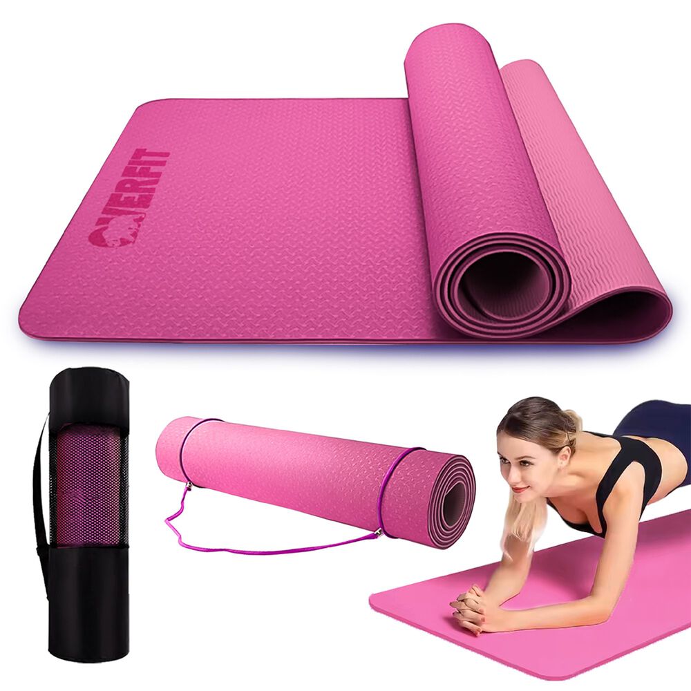 Mat Yoga Tpe 6mm Overfit Alfombra Ejercicio Pilates Bicolor image number 0.0