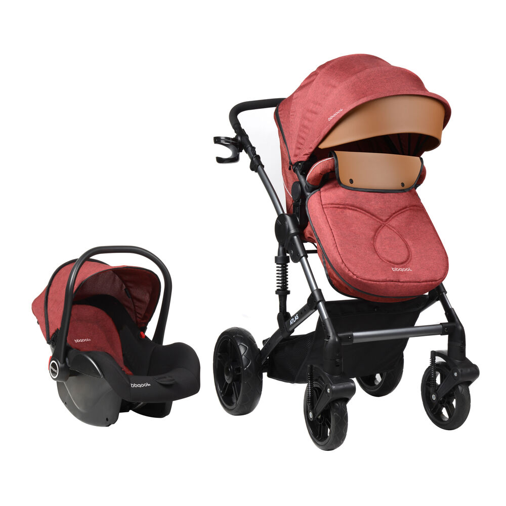 Coche Travel System Atlas Red image number 0.0