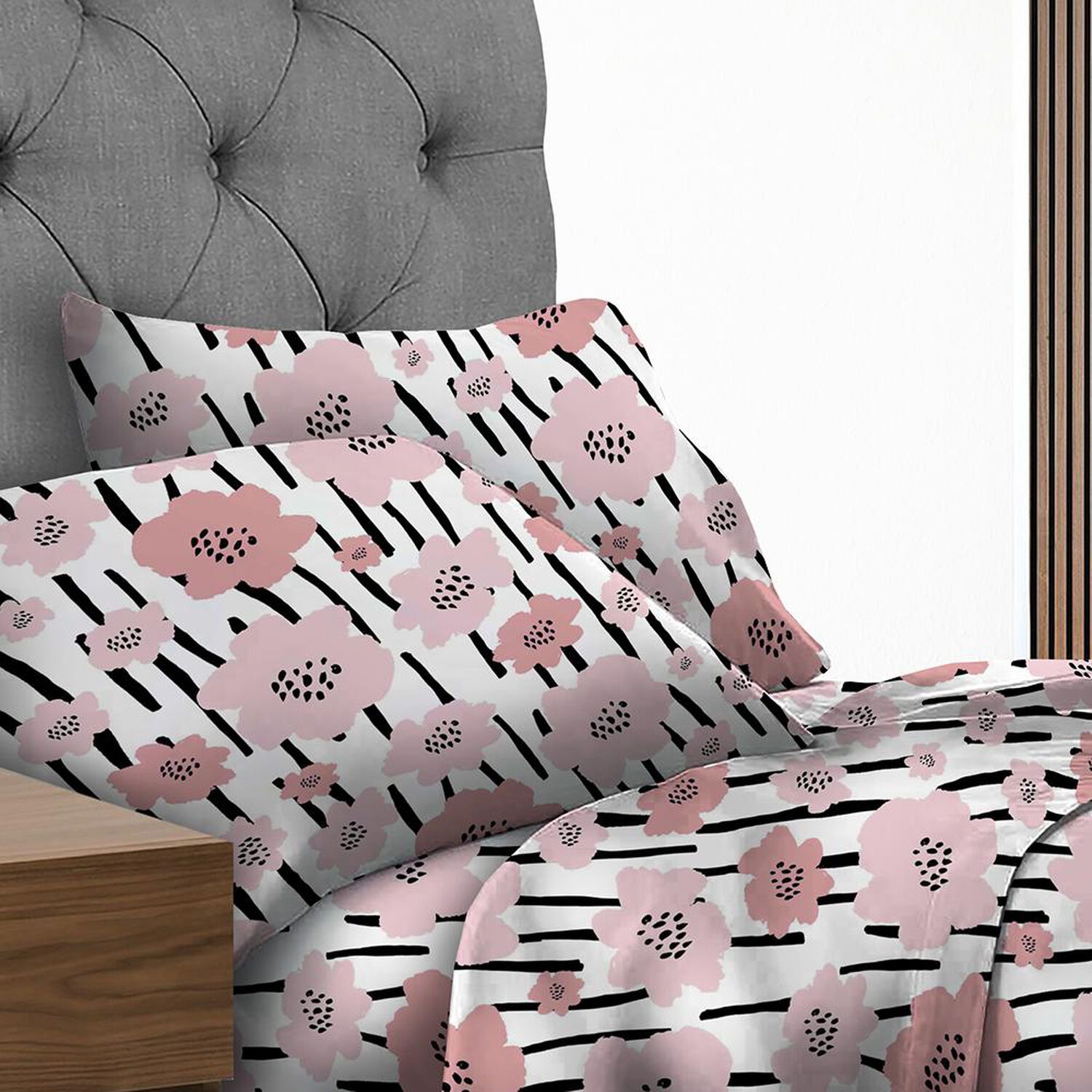 Juego De S&aacute;banas Illusions Izar / King / 144 Hilos image number 0.0