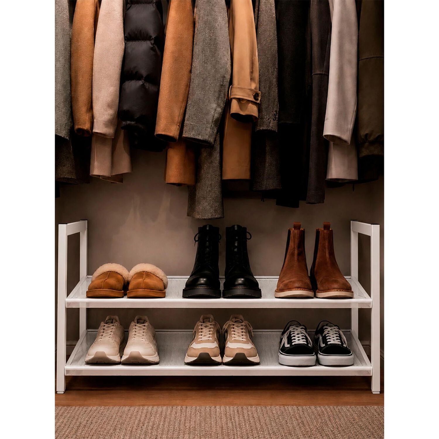 Organizador De Zapatos 2 Niveles Multifuncional Nautica Home image number 0.0