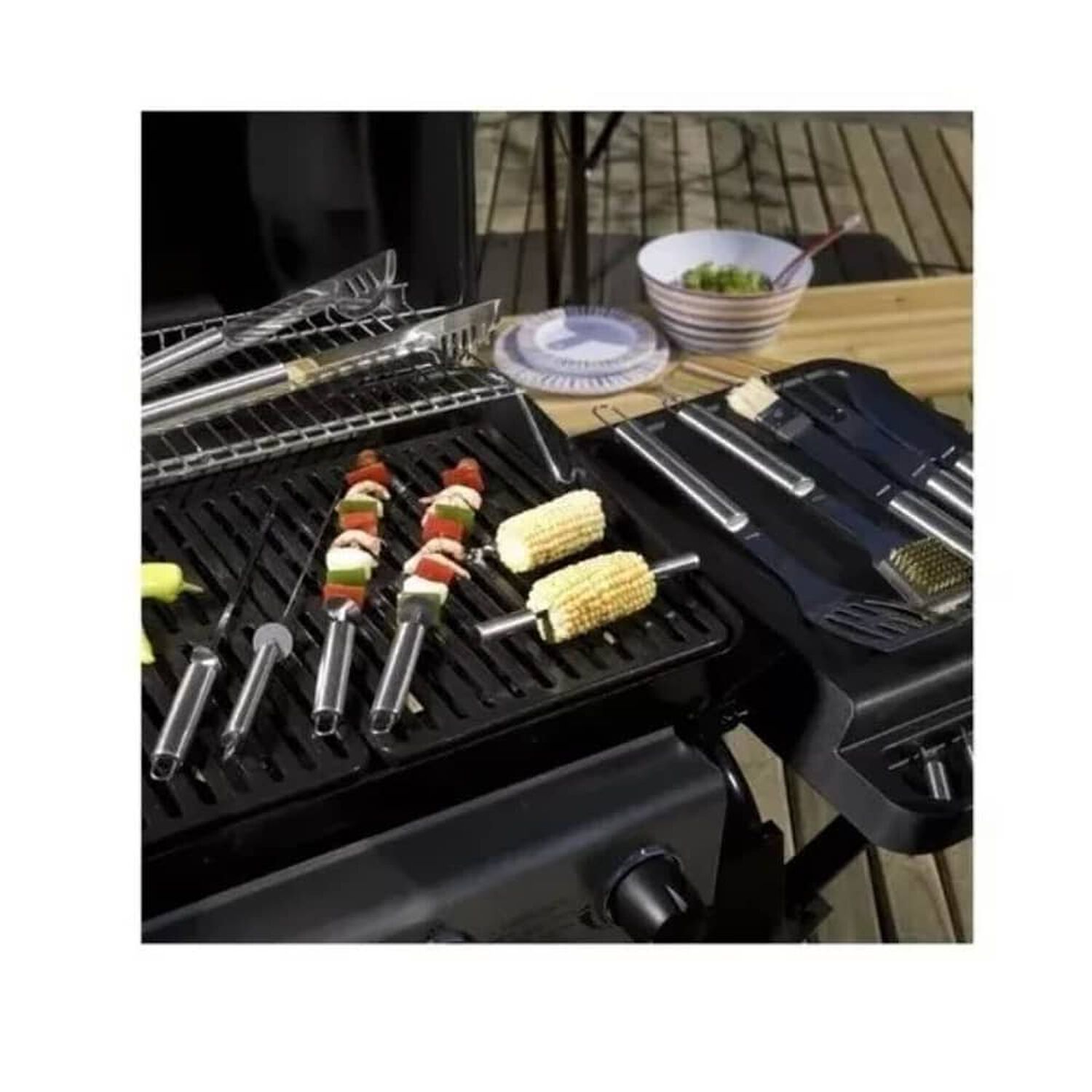 Kit De Herramientas Para Asado 18 Piezas Con Maleta /k002 image number 1.0