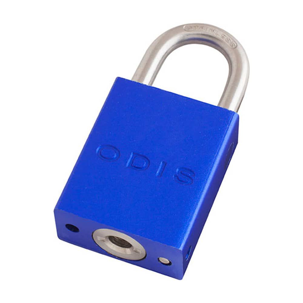 Candado Bloqueo Aluminio Odis 38mm - Azul image number 1.0