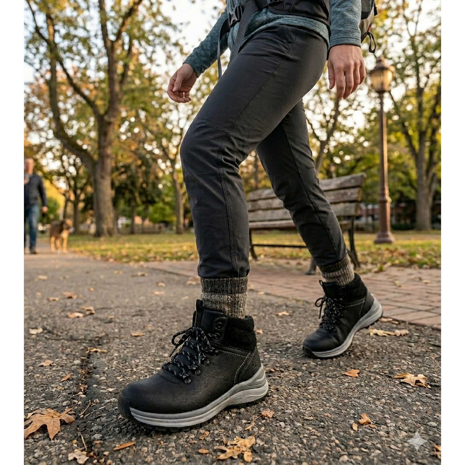 Botin Con Polar Mantes Negro Alquimia image number 5.0