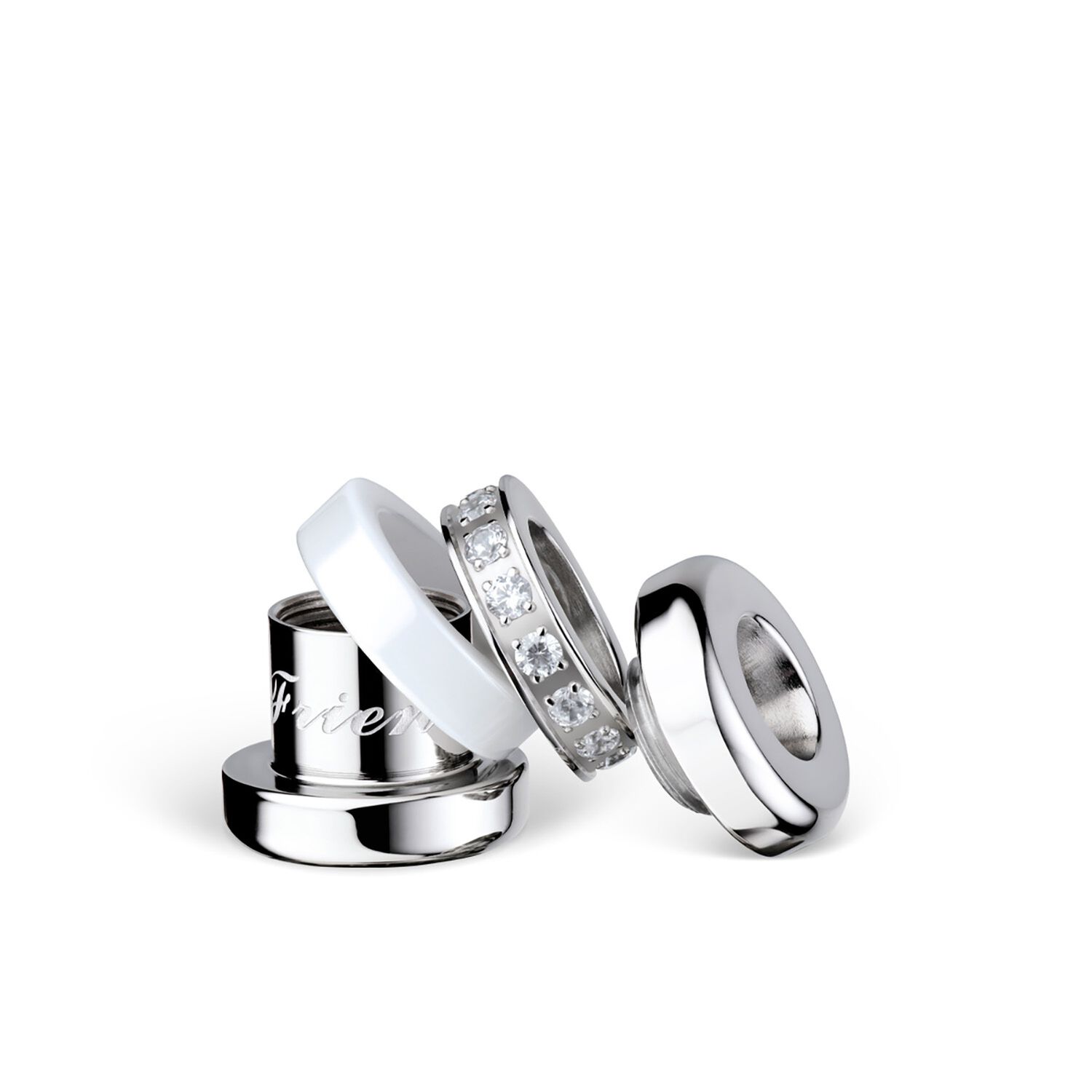 Charm Bering Bestfriend-1 Plateado image number 1.0