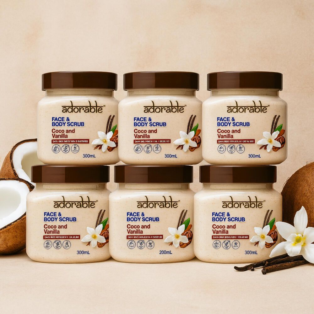 Pack Adorable 6 Exfoliantes Coco-vainilla 300 Ml image number 2.0