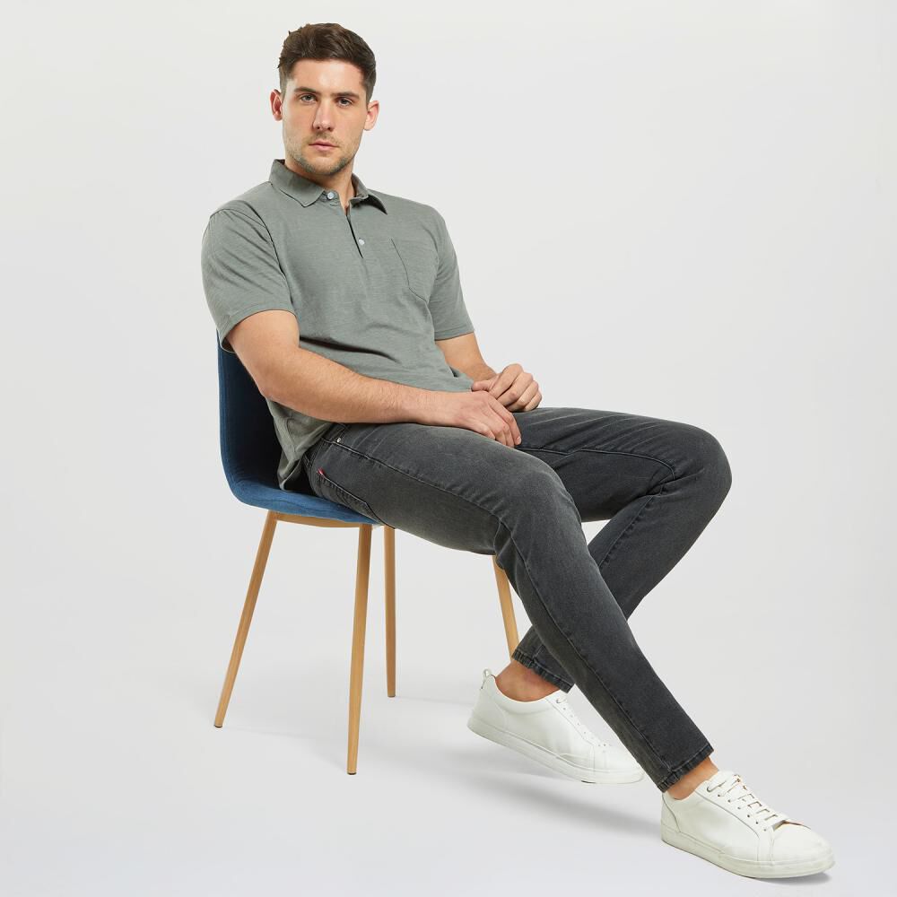Jeans Regular Tiro Medio Slim Hombre Peroe image number 1.0