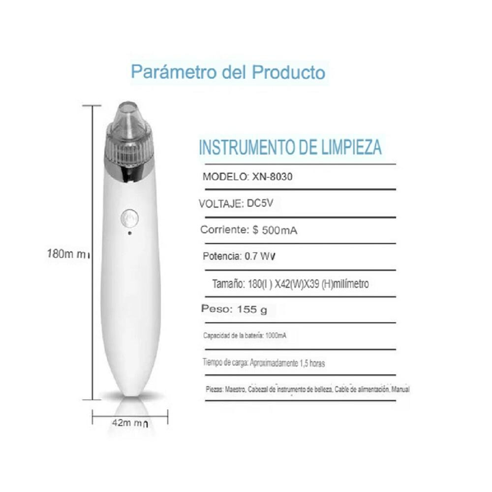 Removedor Extractor Puntos Negros Espinillas Y Limpia Poros image number 3.0