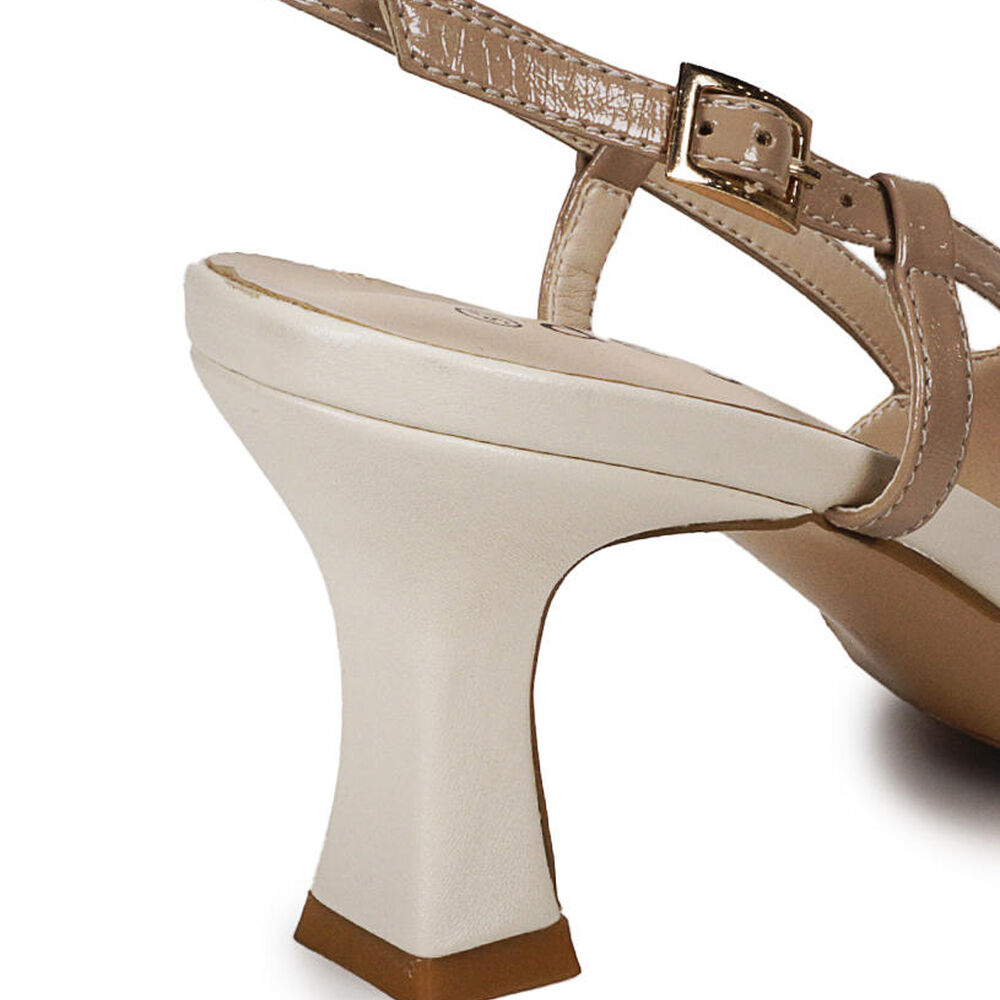 Zapato Cuero Amabel Beige image number 5.0