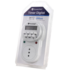 Timer Temporizador Digital Semanal 24/7 Powerlab - 9235