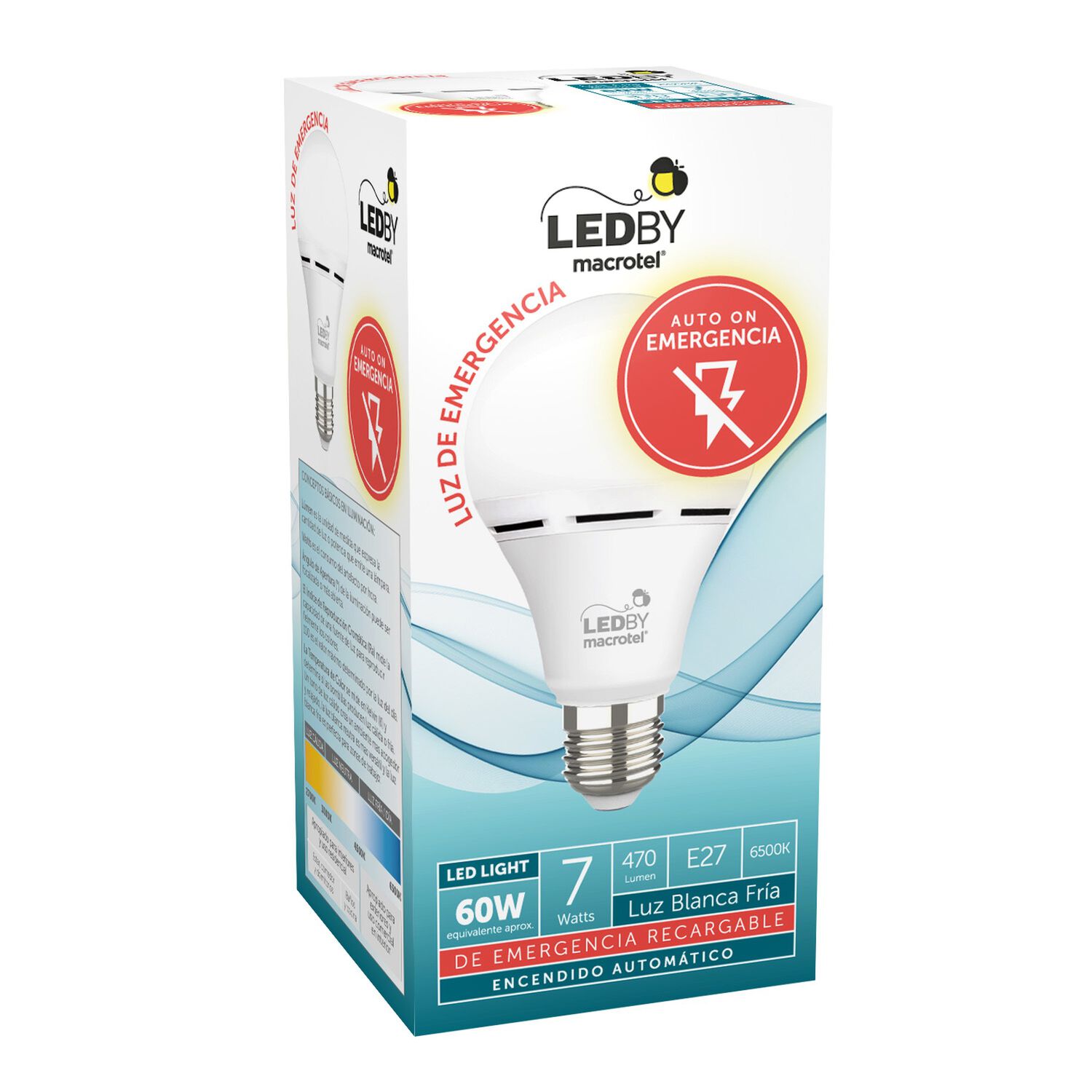 Ampolleta Led De Emergencia A60 7w image number 2.0
