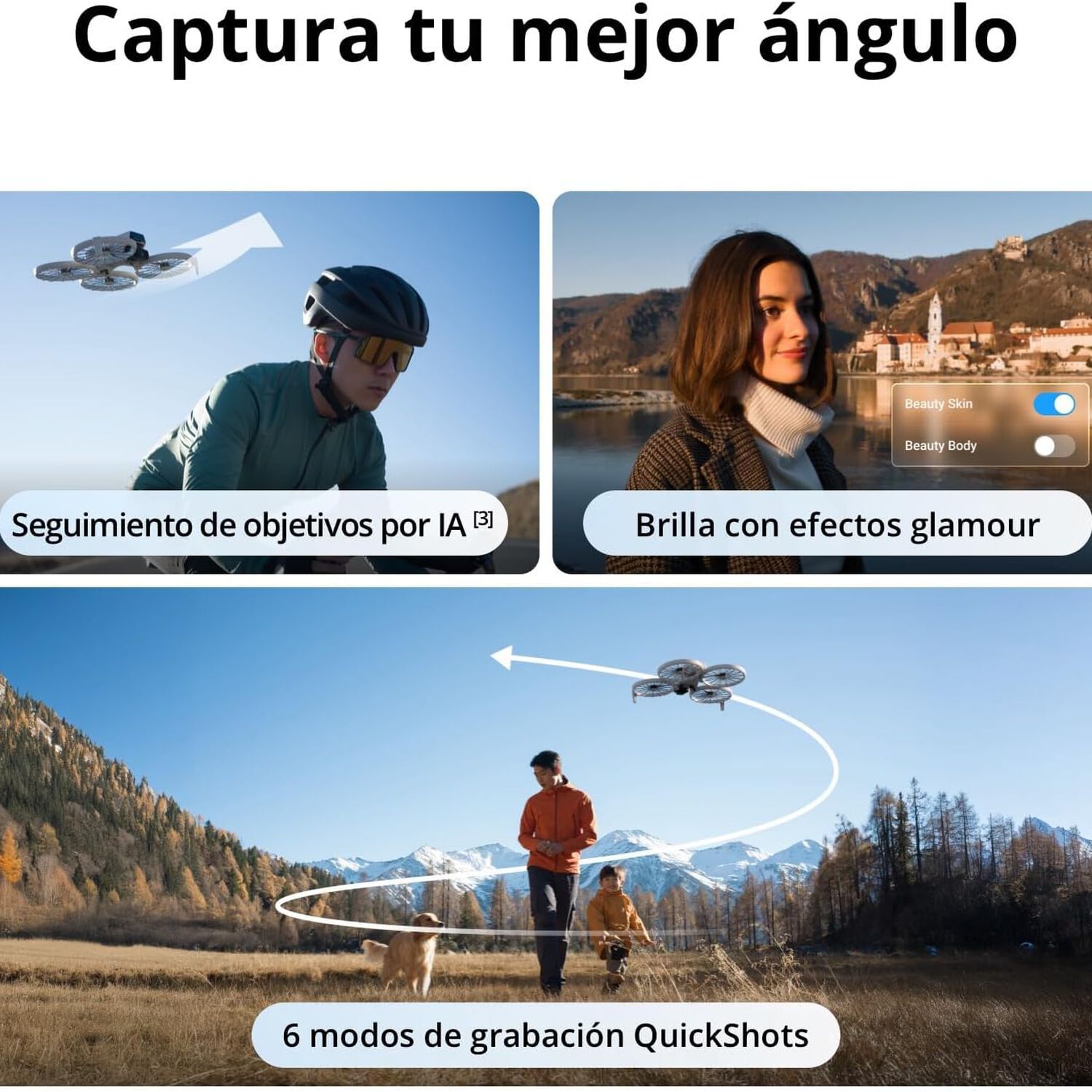 Dji Flip Gl (rc-n3) Dron Con C&aacute;mara 4k Uhd Estabilizaci&oacute;n En 3 Ejes image number 4.0