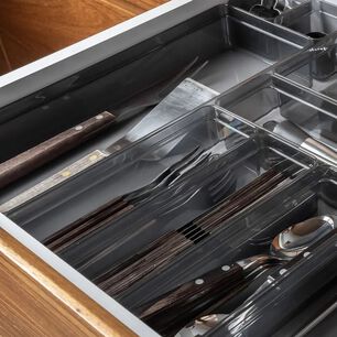 Organizador De Caj&oacute;n Clear 37,5 X 15 X 5,6 Gris