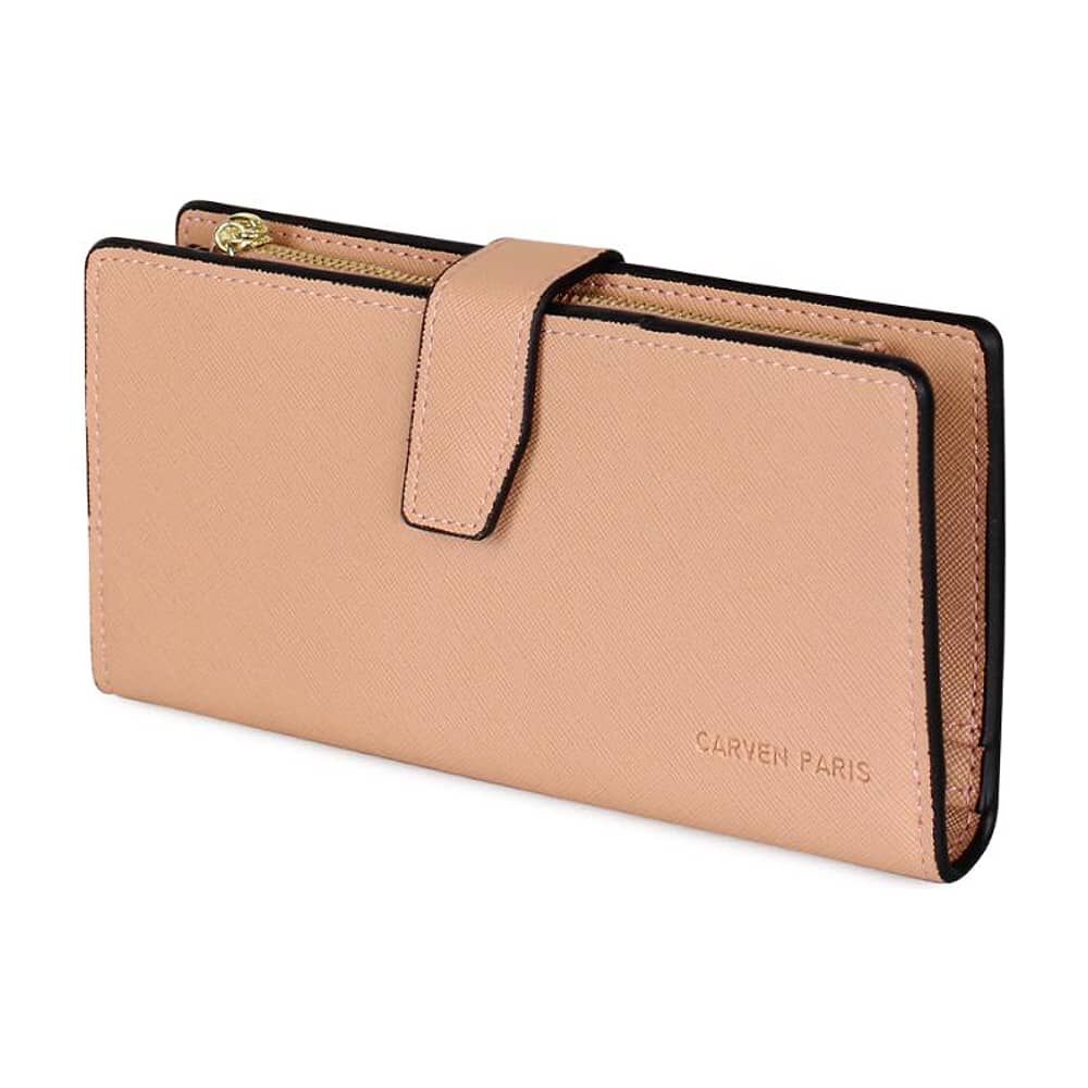 2 Billeteras De Mujer Vesta Negra Y Pink Carven image number 6.0