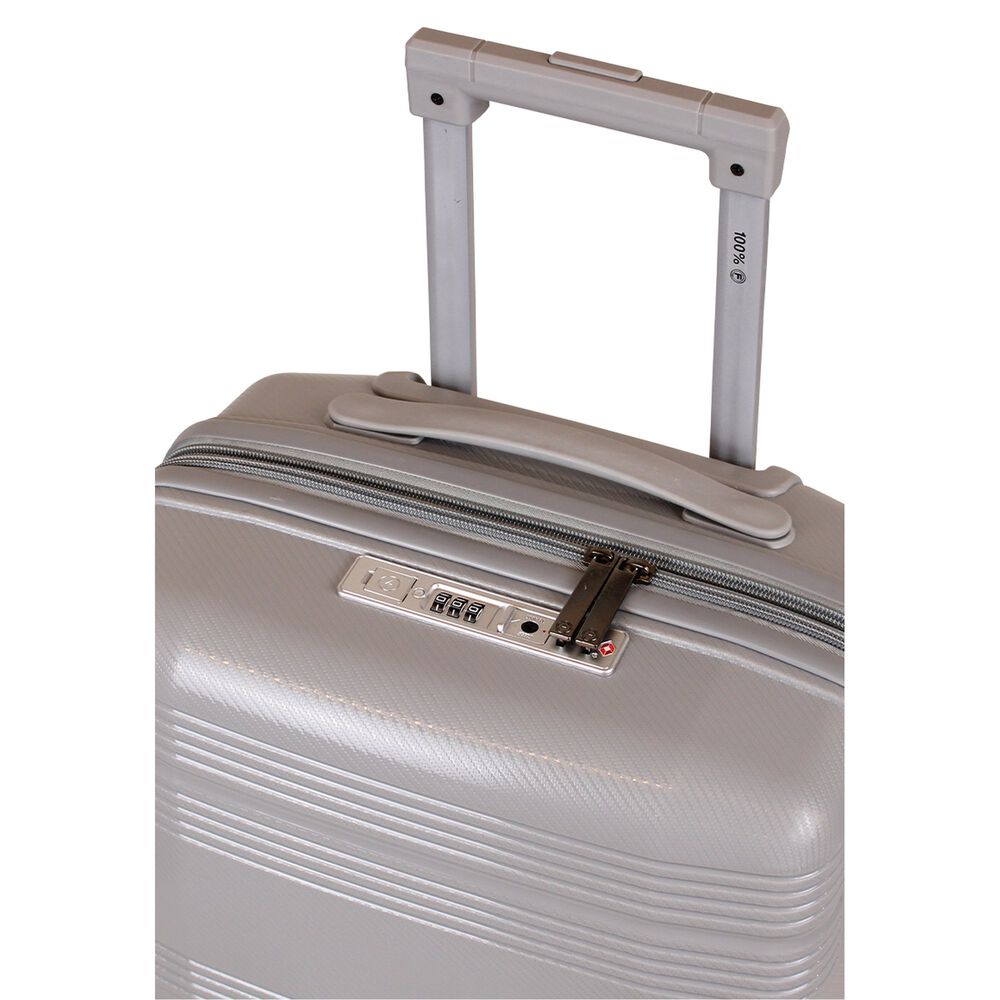 Pack Maleta Cabina Con Usb Chic Gris 10k + Estuche Spark Silver image number 7.0