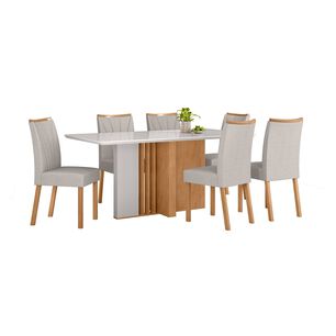 Juego De Comedor Di Poretti Design Astrid / 6 Sillas