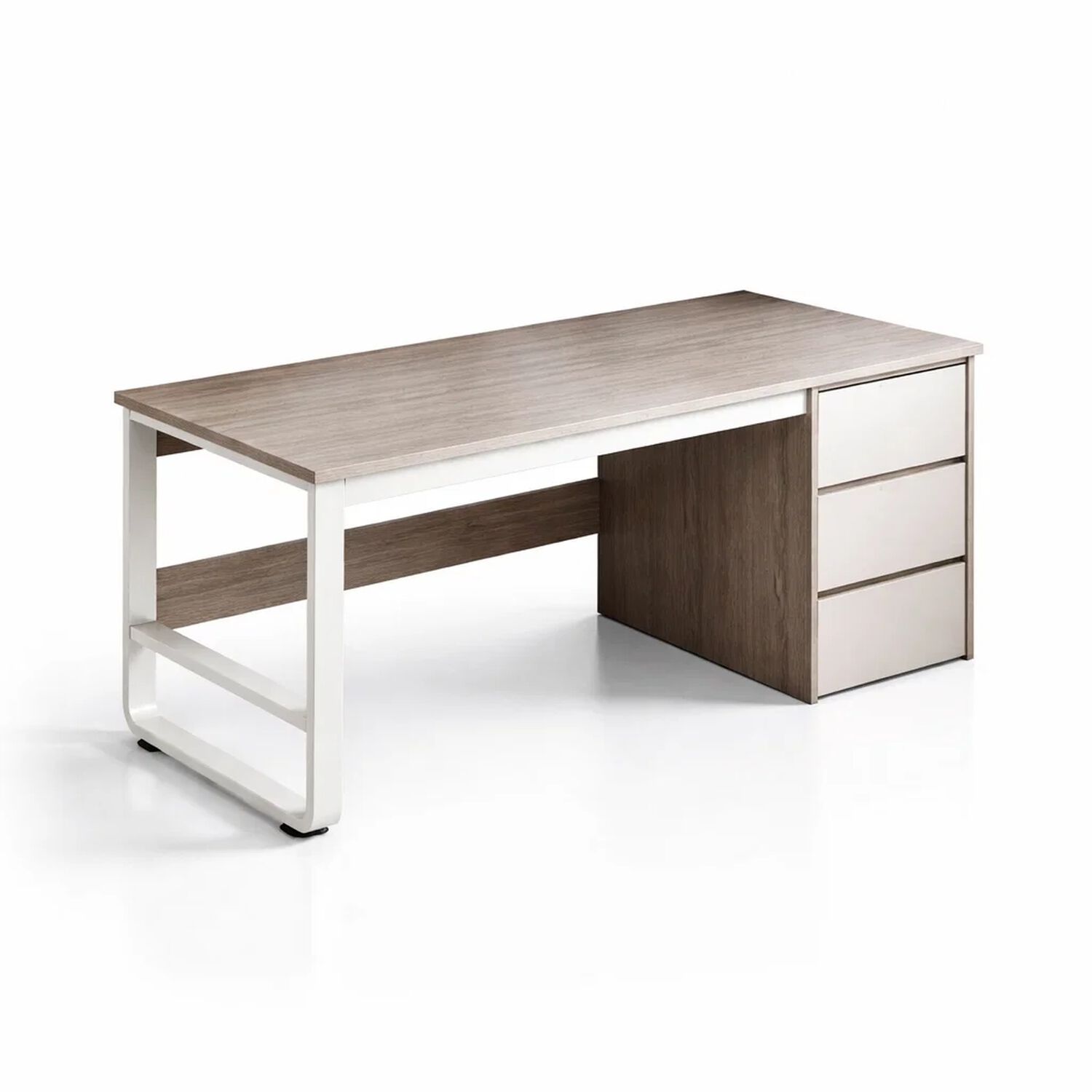Escritorio Con Cajones Andorra Gray image number 0.0