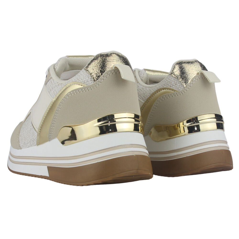 Zapatilla Mujer Chalada Jettixlow2 Beige Urbano image number 5.0