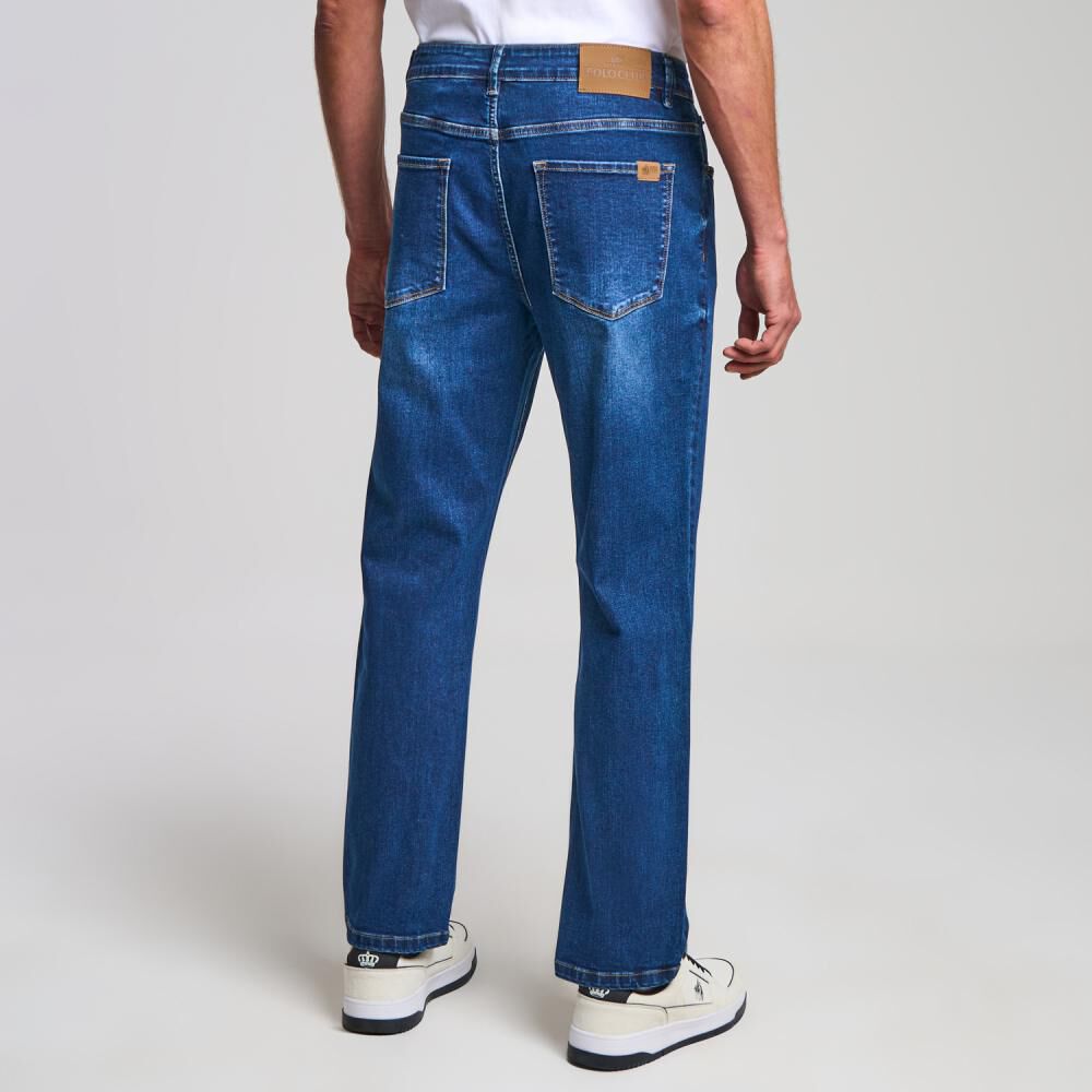 Jeans Tiro Medio Slim Hombre The King's Polo Club image number 3.0
