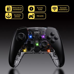 Control Joystick Pro Nintendo Switch Levo Inalámbrico Negro