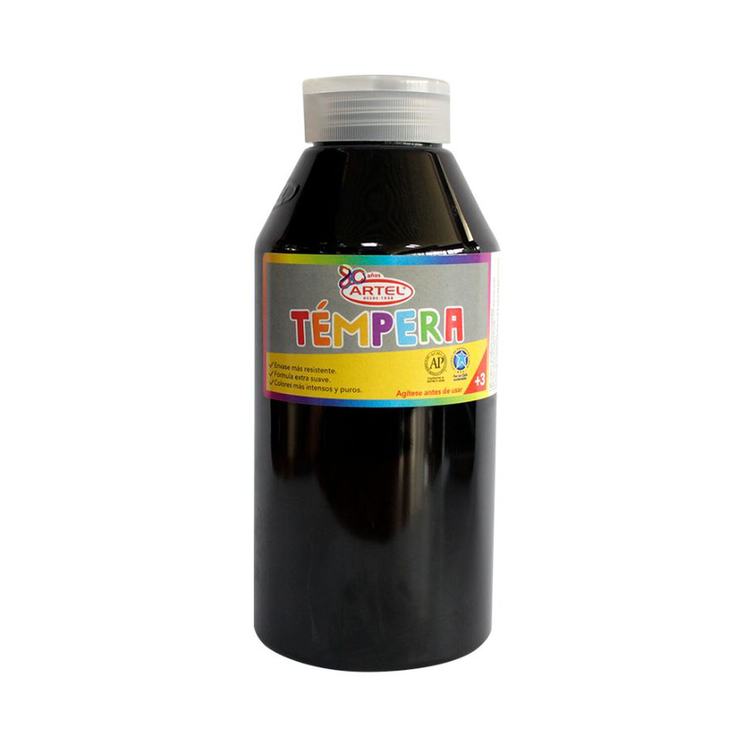 Frasco 500ml Tempera Negro 21 image number 0.0