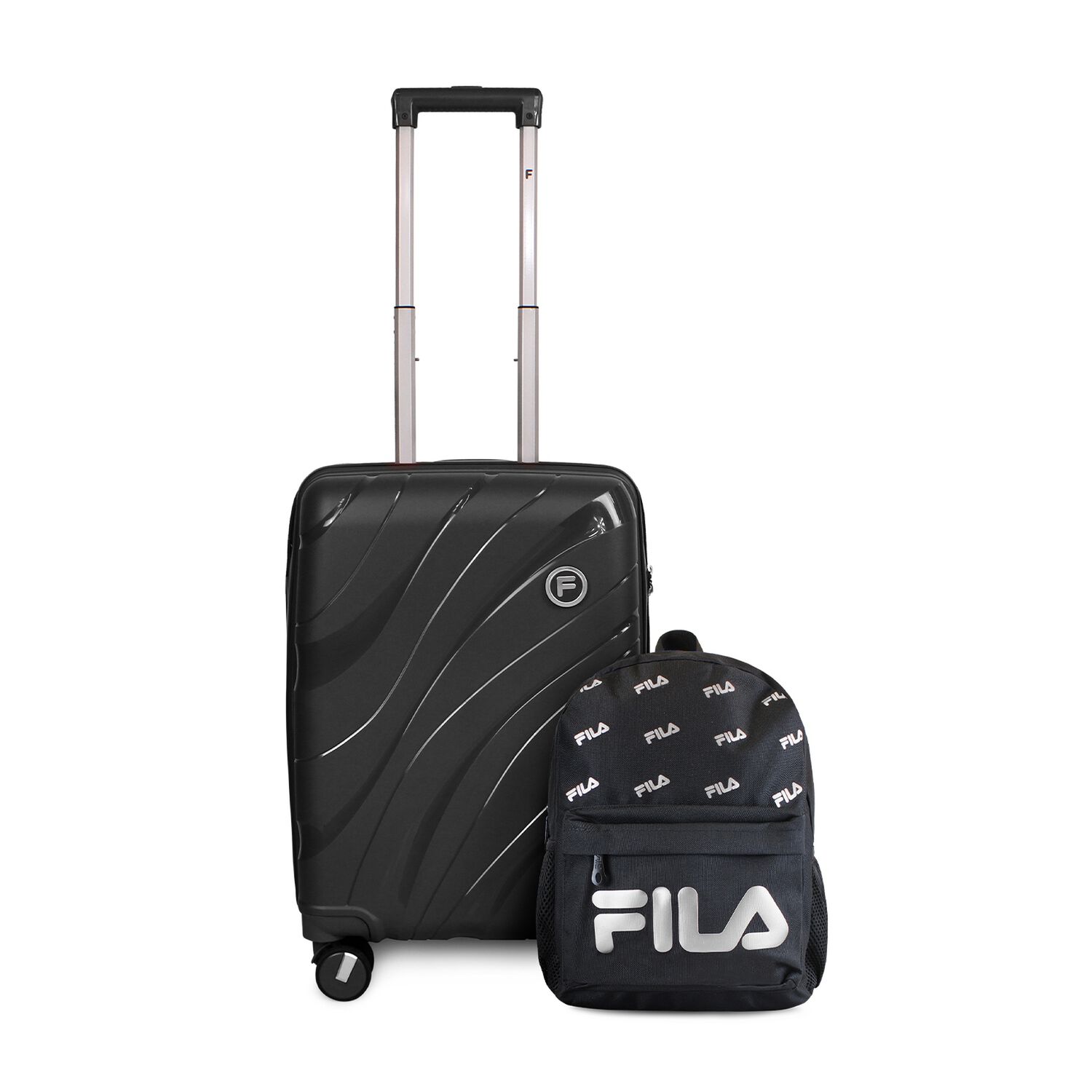 Pack Maleta Cabina S Lola 10kg + Mochila Urbanix Fila 16lts Negro-silver image number 0.0
