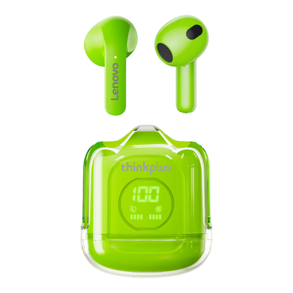 Aud&iacute;fonos Bluetooth Lenovo Xt65 Color Verde - Ps image number 0.0