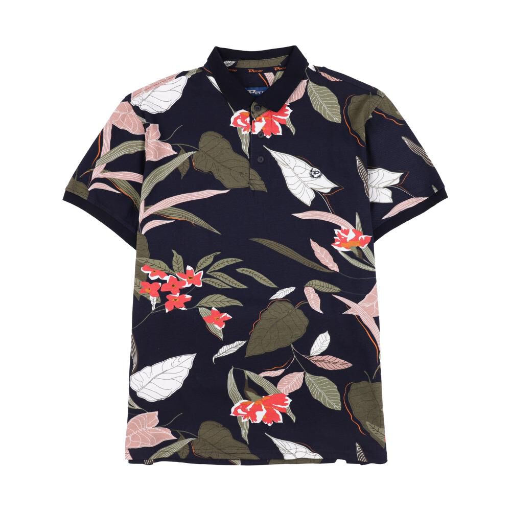 Polera Manga Corta Cuello Piqu&eacute; Hombre Peroe image number 0.0