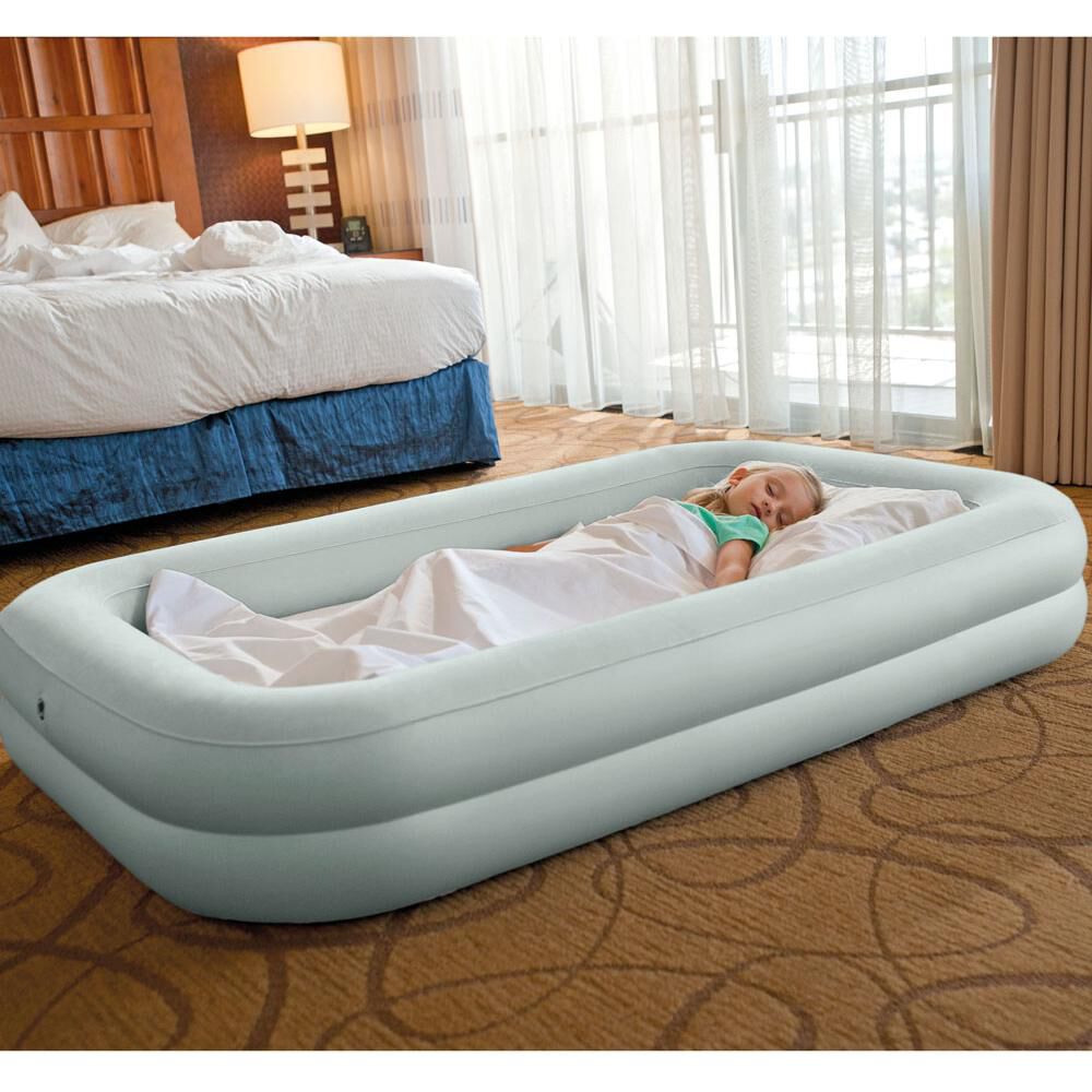 Colchón Inflable Con Inflador Manual 107x168x25cm Intex image number 1.0